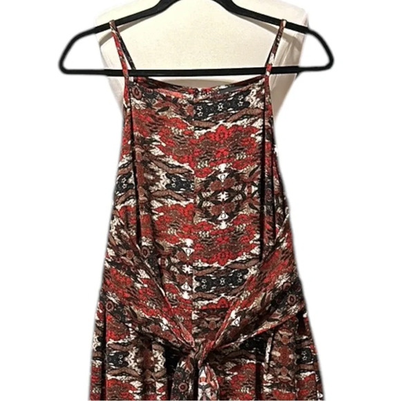 Anthropologie Greylin Macie Wide Leg Jumpsuit Tribal Print Earth Tones Southwest - Picture 5 of 16